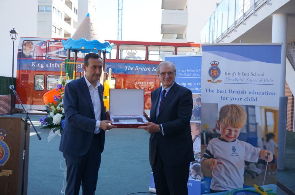 The Mayor of Elche attends the official opening of King’s Infant School, The British School of Elche